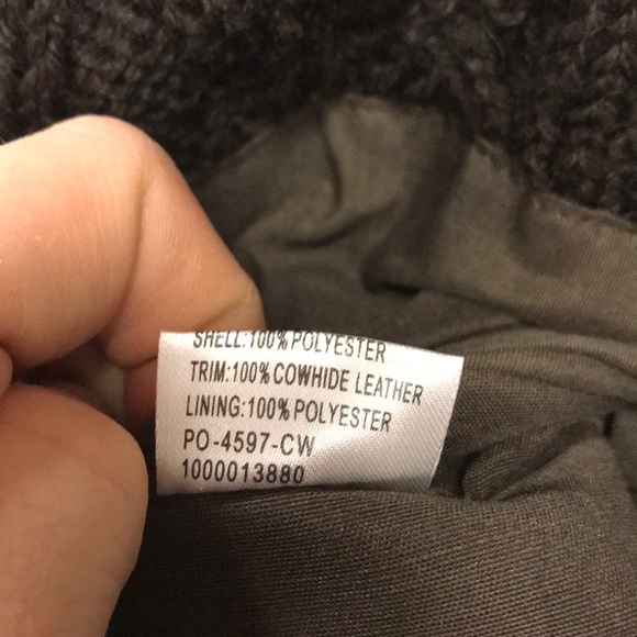 The Sak Brown Knit Sweater Purse with Leather Trim - Picture 16 of 16